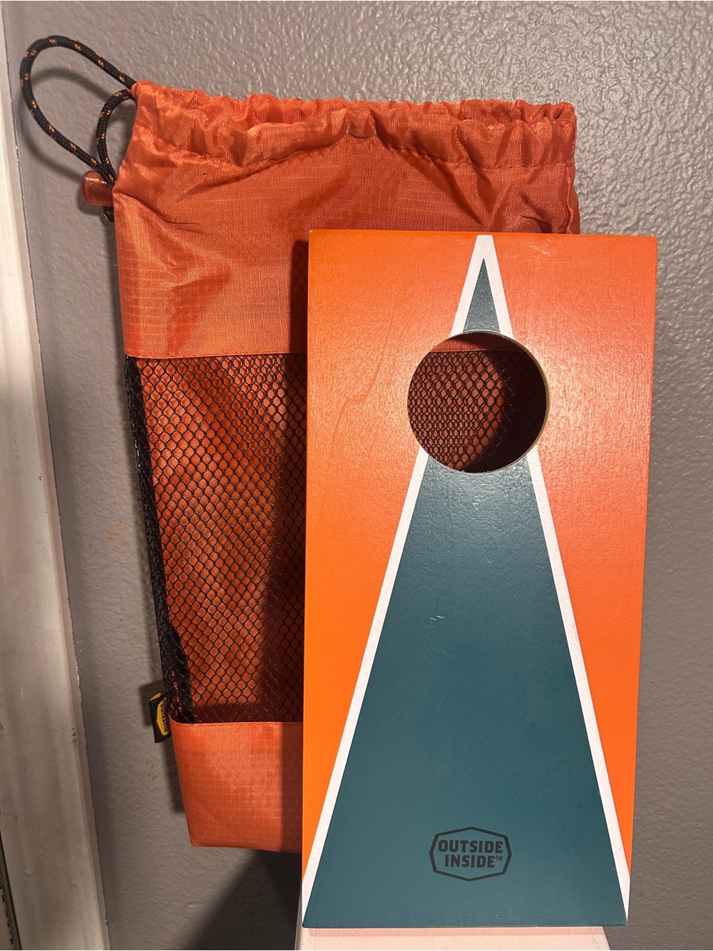 Outside Inside Backpack Cornhole Game Travel Mini Board Set GSI Outdoors